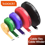 Toocki Cable Organizer Cable Management Tearable Organizador Cables Winder Ties Phone Accessories Wire Cord Organizer and Cables