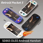 5 SD865 5.5 Inch Oled HD Screen Bluetooth 5.1 Android 5000Mah Battery Android Handheld Game Console