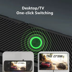 4K Hdmi-Compatible RGB Video Adapter for Steam Deck TV Video Converter Portable Charger Dock for Steam Deck Console