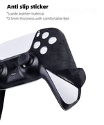 New Accessories for PS5 Controller/Dualsense Edge Gamepad Suede Leather Sweat Absorbing Material Soft Touch anti Slip Sticker