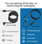 USB3.2 Gen1 VR Link Streaming Data Cable for Meta Quest 2 3 3S/PICO Neo 3/PICO 4 Quick Charge 9V 2A Cable 5Gbps USB-C Data Cord