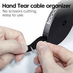 Toocki Cable Organizer Cable Management Tearable Organizador Cables Winder Ties Phone Accessories Wire Cord Organizer and Cables