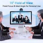 Webcam 1080P Full HD Web Camera USB Webcam with Microphone & Privacy Cover C955 Computer Camera 70° View for PC Laptop