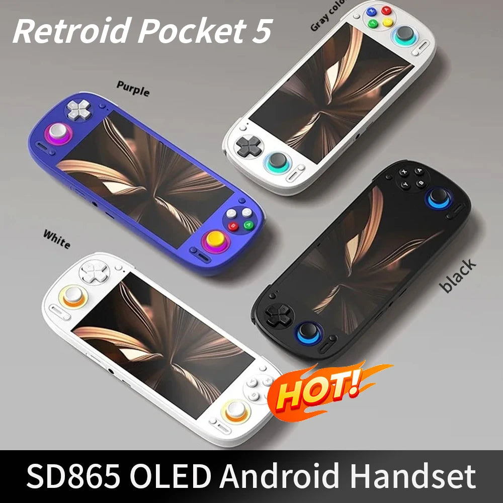 5 SD865 5.5 Inch Oled HD Screen Bluetooth 5.1 Android 5000Mah Battery Android Handheld Game Console