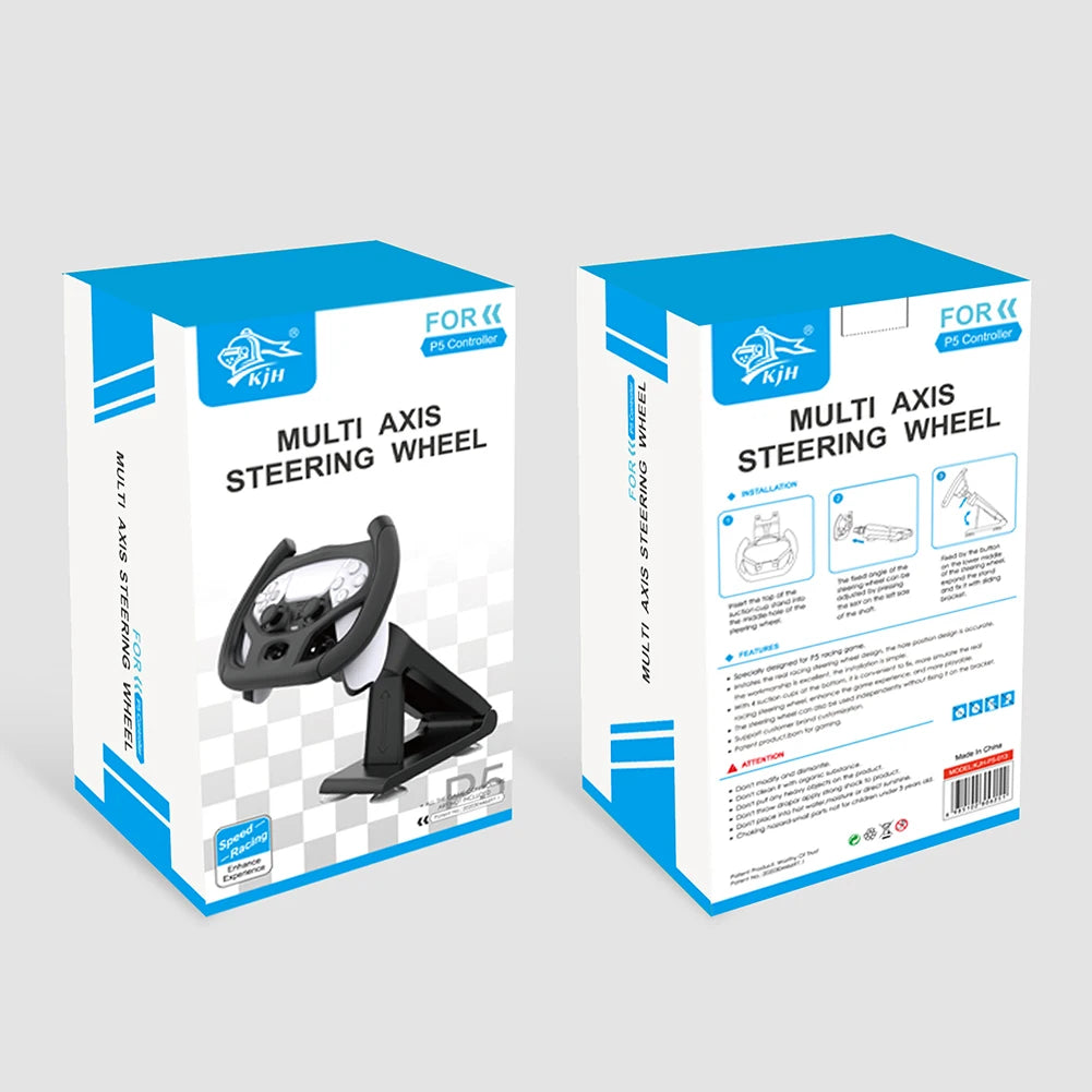 Professional Gaming Steering Wheel for PS5 Car Racing Games Handle with Bracket Steering Wheel with Bracket