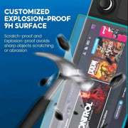 2Pcs Screen Protector for Steam Deck OLED HD Tempered Glass Screen Protection on New Steam Deck Oled Switch Oled Film Accessory