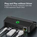 4K Hdmi-Compatible RGB Video Adapter for Steam Deck TV Video Converter Portable Charger Dock for Steam Deck Console