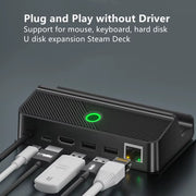 4K Hdmi-Compatible RGB Video Adapter for Steam Deck TV Video Converter Portable Charger Dock for Steam Deck Console