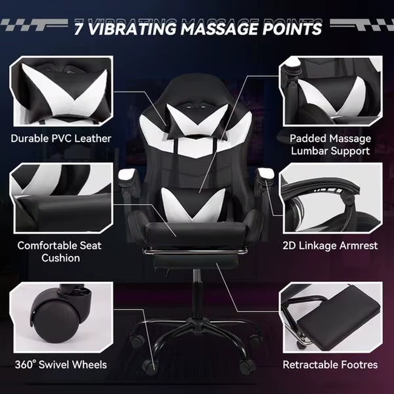 Ergonomic Gaming Chairs for Gaming, Adult Office Chairs Suitable for Long Periods of Sitting - Home Computer Chairs