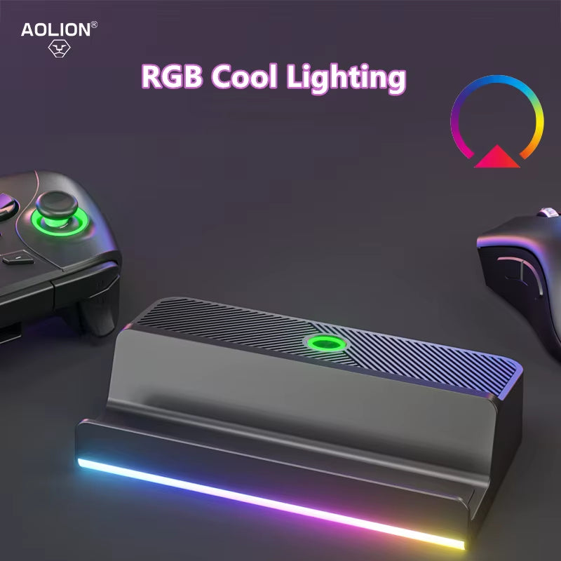 4K Hdmi-Compatible RGB Video Adapter for Steam Deck TV Video Converter Portable Charger Dock for Steam Deck Console