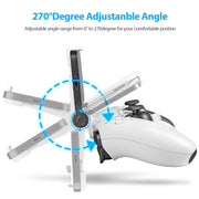 PC Flexible Controller Clamp Stand 360 Degree Angle Adjustment Phone Holder for PS5 Controller Gamepad Game Accessories
