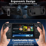 Steam Deck/Steam Deck OLED Full Fit Protective Case W/Folding Stand Base Shockproof Anti-Scratch Non-Slip Silicone Soft Cover
