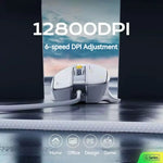 Inphic Pg1 Wired Mouse Gaming Mouse RGB Light Emitting Macro Programming 12800DPI 6 Keys Computer Mouse for Office Home