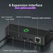 4K Hdmi-Compatible RGB Video Adapter for Steam Deck TV Video Converter Portable Charger Dock for Steam Deck Console