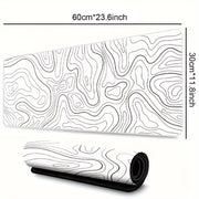 1PC Large Mouse Pads for Desk, Gaming Mouse Pad, Mouse Pad with Stitched Edges and Non-Slip Rubber Base, Extended Mouse Pad
