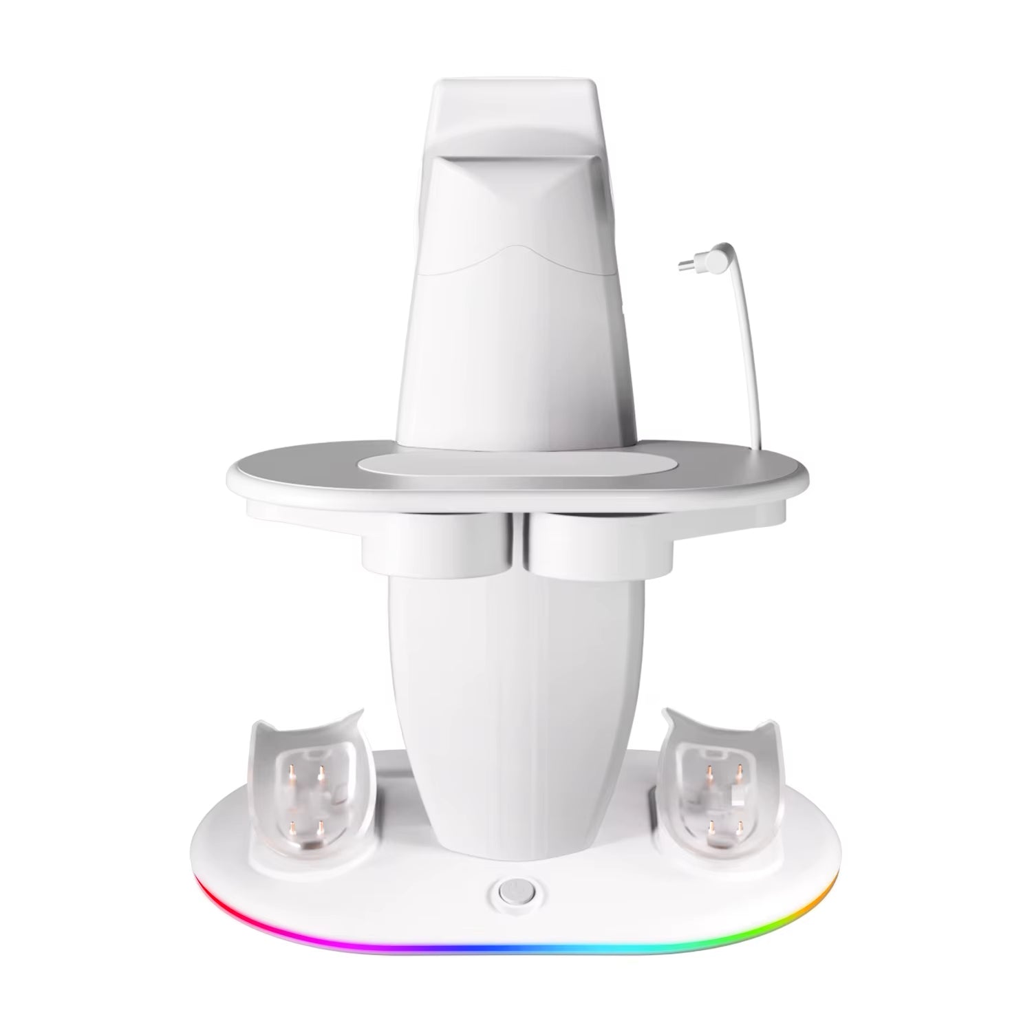 VR Headset Controller Charging Dock  VR Display Stand with 2 Rechargeable Batteries Charger Base