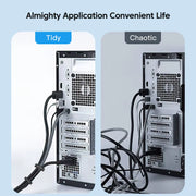 Toocki Cable Organizer Cable Management Tearable Organizador Cables Winder Ties Phone Accessories Wire Cord Organizer and Cables