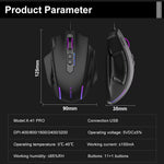 X-41 USB Wired RGB Gaming Mouse 24000 DPI SG8960 10 Buttons Programmable Game Optical Mice for Computer PC Laptop